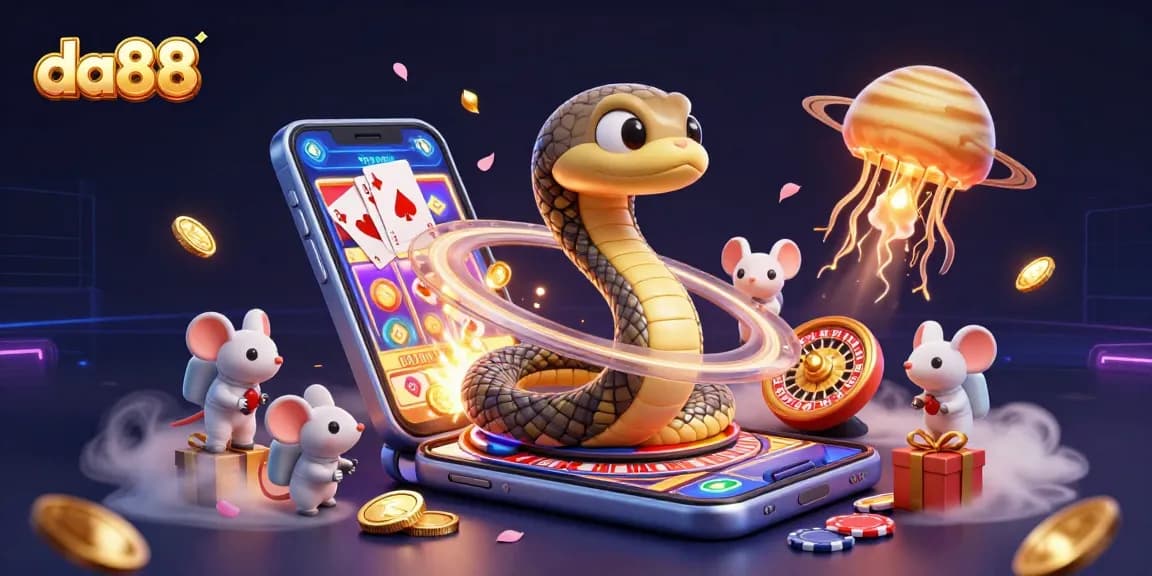Players engage in exciting bets at da88's cosmic casino with unique gaming elements.