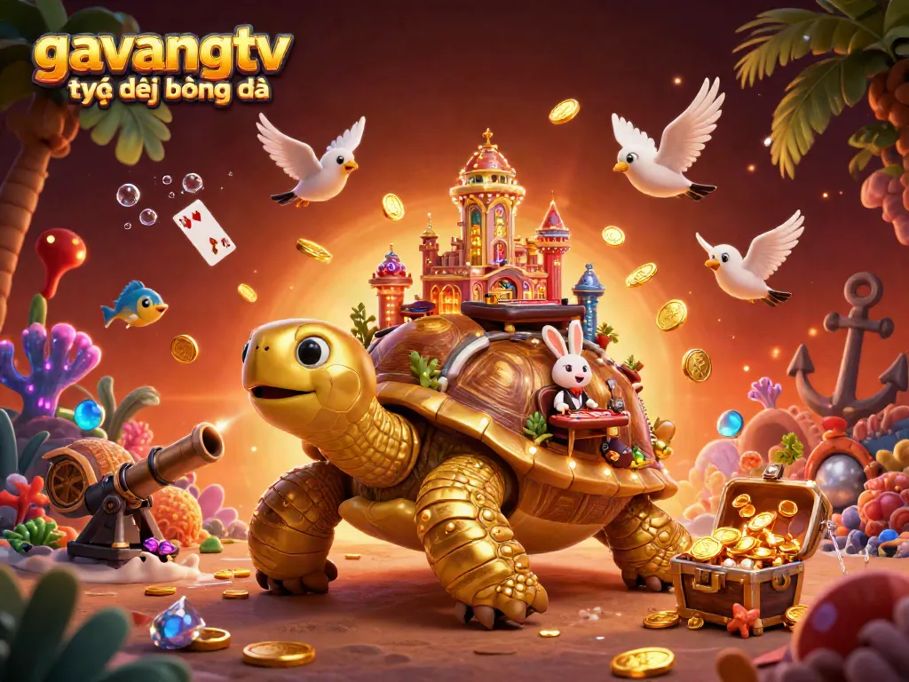 Experience the thrill of gavangtv trực tiếp bóng đá with vibrant scenes and animated elements in a dynamic casino setting
