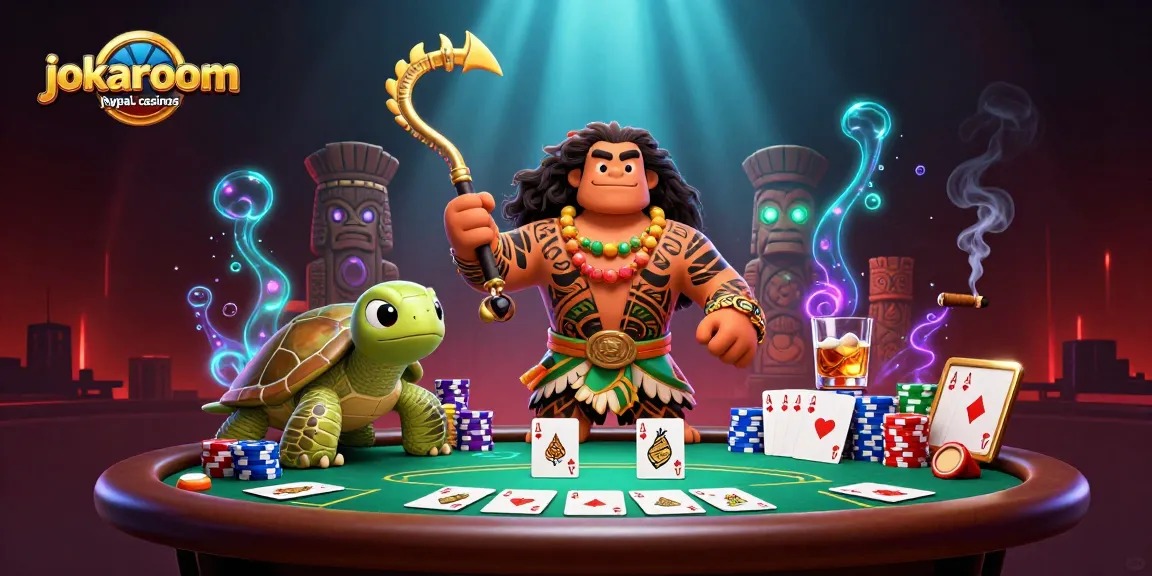 Experience exciting gameplay at jokaroom paypal casinos with vibrant poker action and mystical elements.
